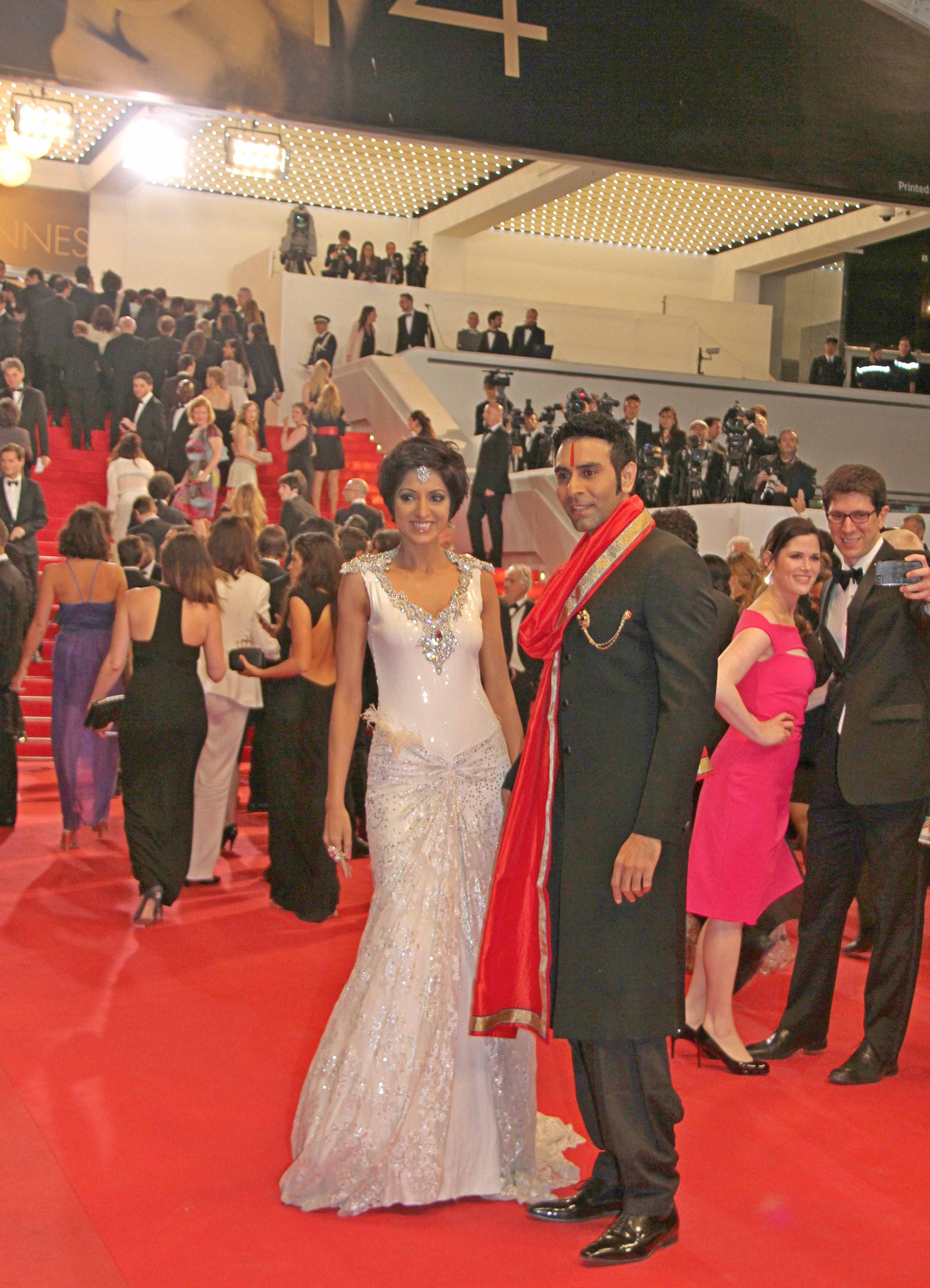 Cannes Red Carpet with Sandip Soparrkar and Jesse Randhawa